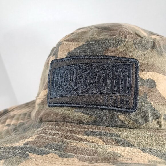 Volcom Stone Bucket Boonie Hat Camo Camouflage fishing Camp Hike Boat sun O/s - Picture 2 of 13